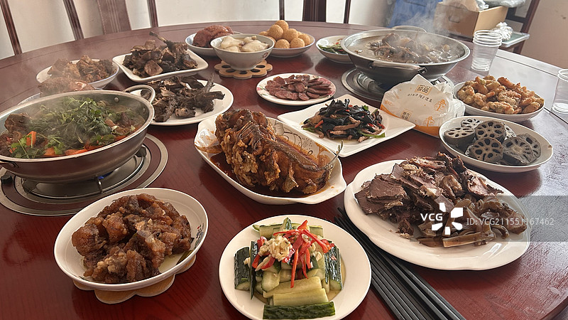 年夜饭图片素材