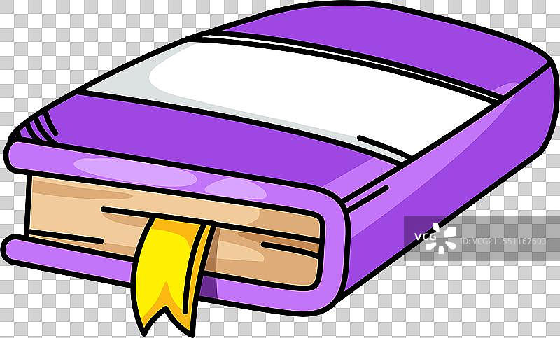 白色背景上的书籍轮廓图片素材