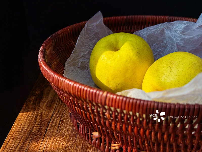 静物—香梨（盐渎明城）图片素材