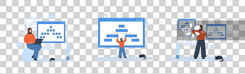 网站地图创建套件图片素材