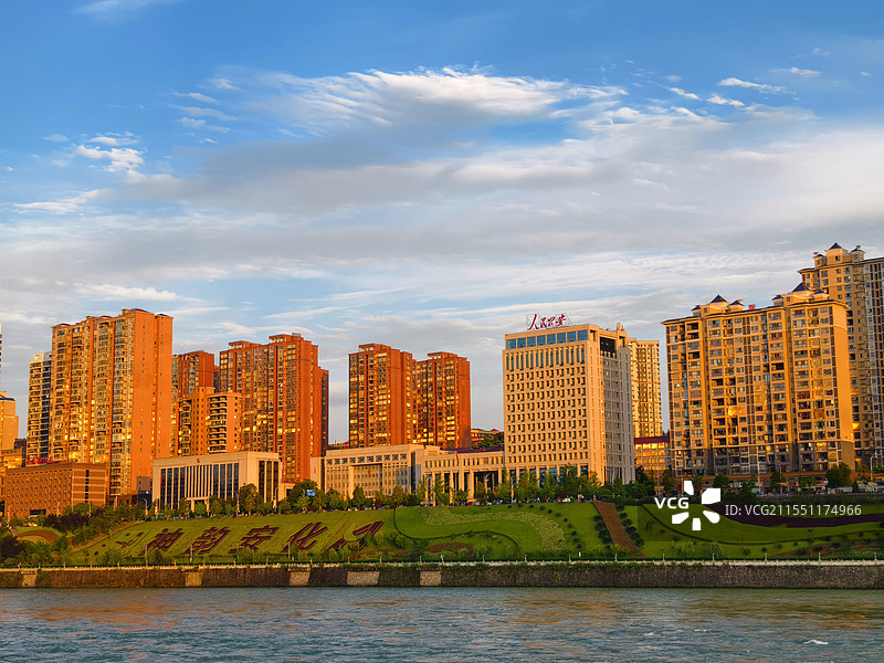 小镇日暮图片素材