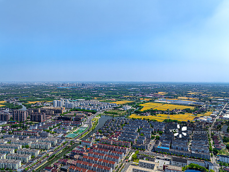 震泽镇 十字漾公园 新城花园 太湖流域城市经济发展面貌 江南水乡桑蚕经济和文化传承图片素材