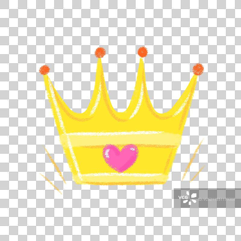 皇冠 手绘插画图片素材