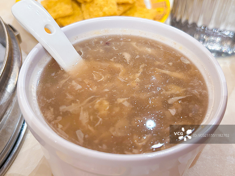 天津狗不理包子酸辣汤图片素材