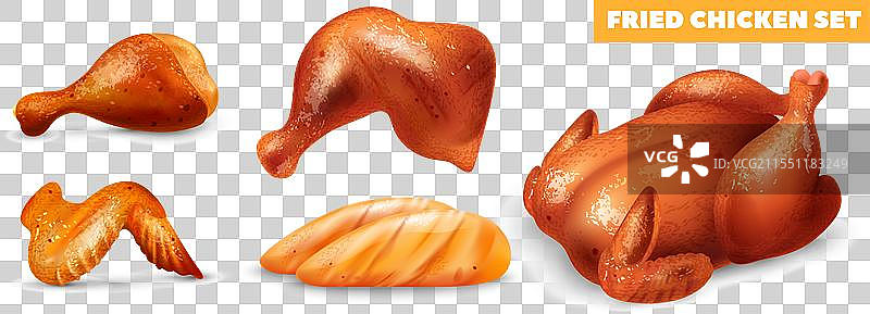 炸鸡套餐图片素材