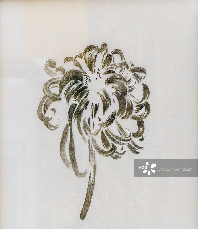 美术工艺，开封，汴绣，菊花图片素材