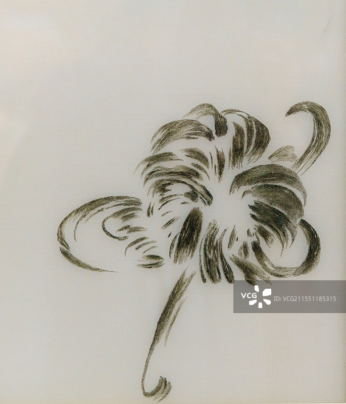 美术工艺，开封，汴绣，菊花图片素材