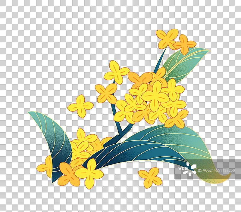 中秋节赏花赏月玉兔中国风新中式矢量插画兔年图片素材