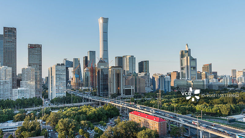 北京地标见证城市的崛起与发展图片素材