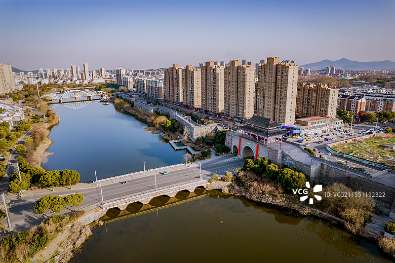 冬日的马鞍山当涂风光图片素材