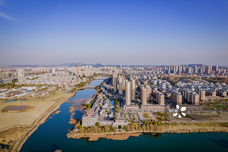 冬日的马鞍山当涂风光图片素材