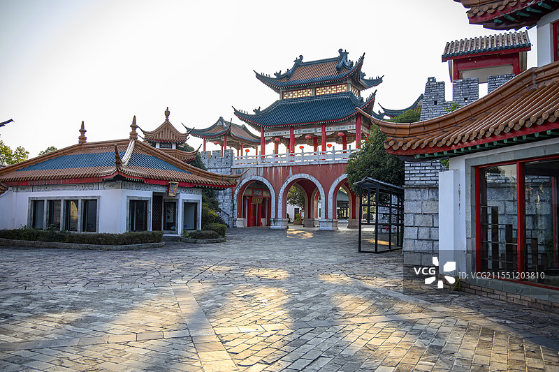 桂林兴安乐满地欢乐中国城图片素材