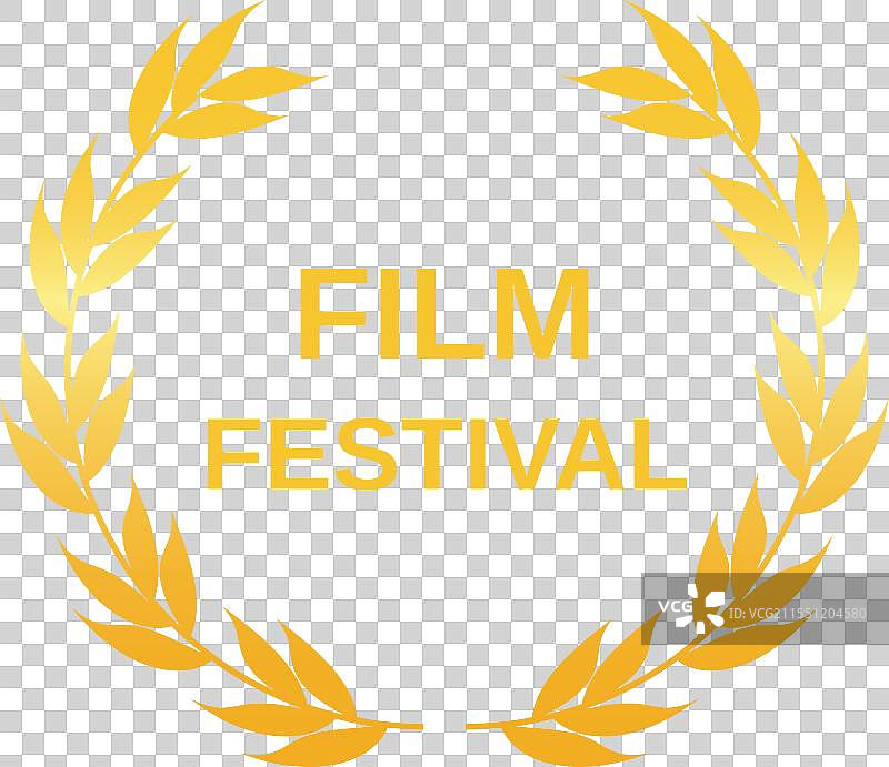 闪闪发光的金色月桂冠象征着图片素材