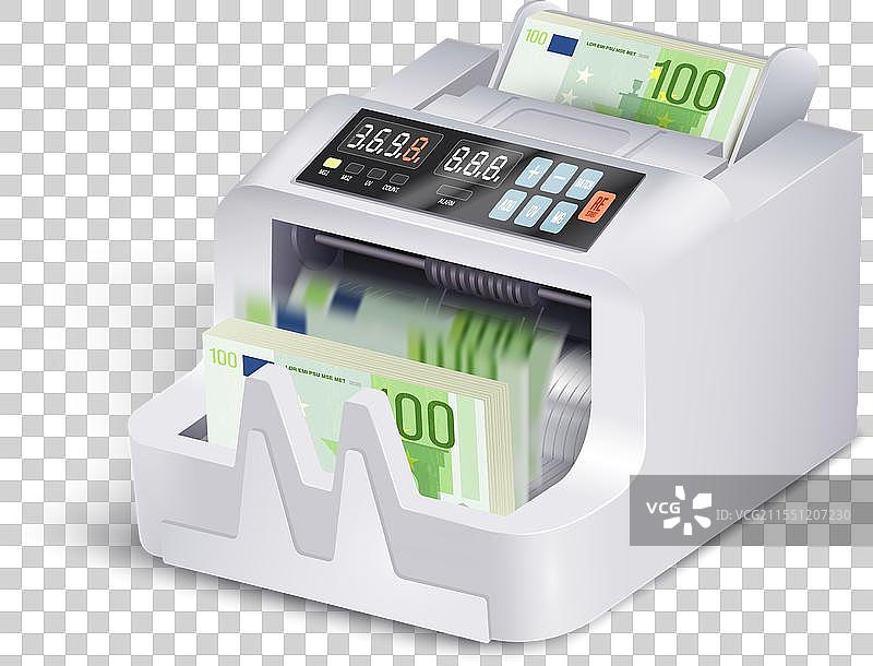 钱币计数设备的组成图片素材