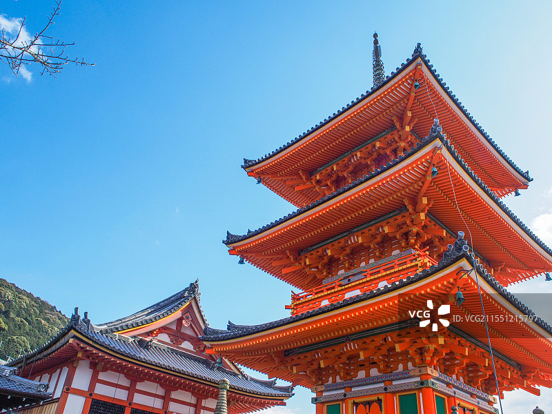 日本京都清水寺图片素材