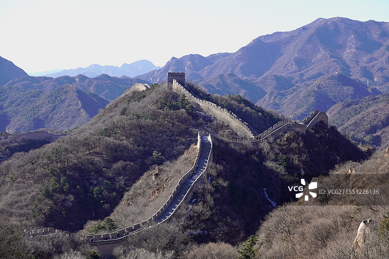 北京八达岭长城北长城图片素材