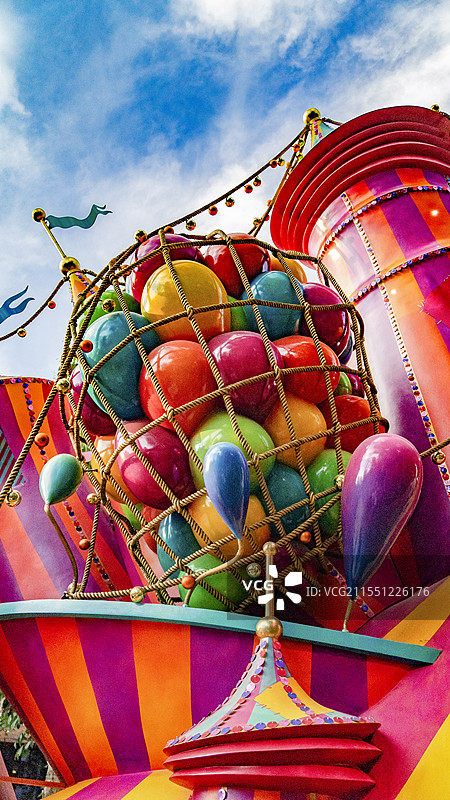 北京环球影城花车巡游主题乐园图片素材