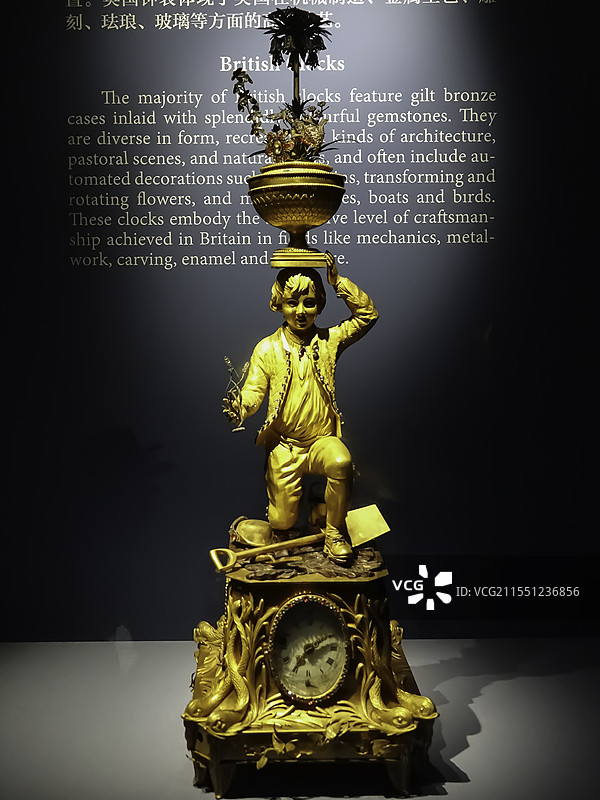 中国北京故宫钟表馆西洋钟表集锦图片素材