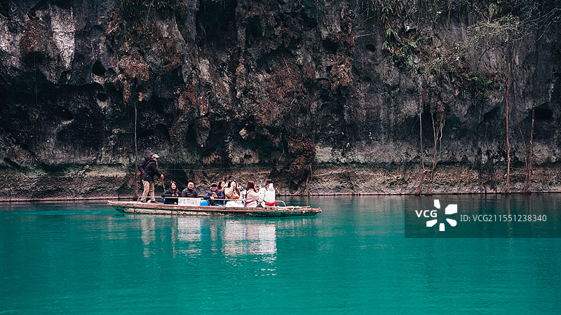 广西河池凤山三门海景区图片素材