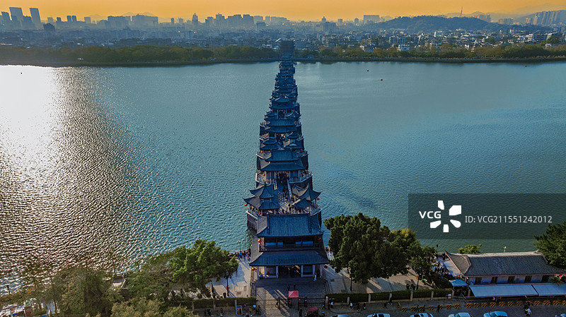 广东省潮州市广济桥景观图片素材