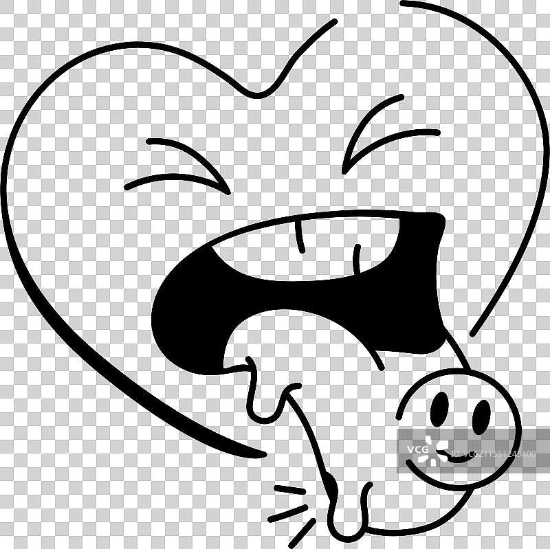 一幅手绘的带有骷髅的武器图标图片素材