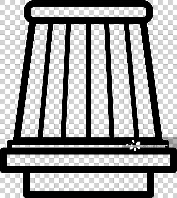 汽车空气过滤器 - 图标图片素材