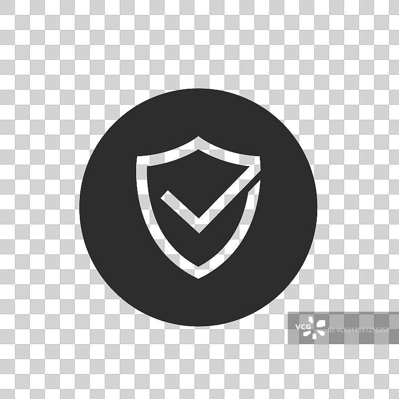 保证勾选标记图标概念设计模板图片素材