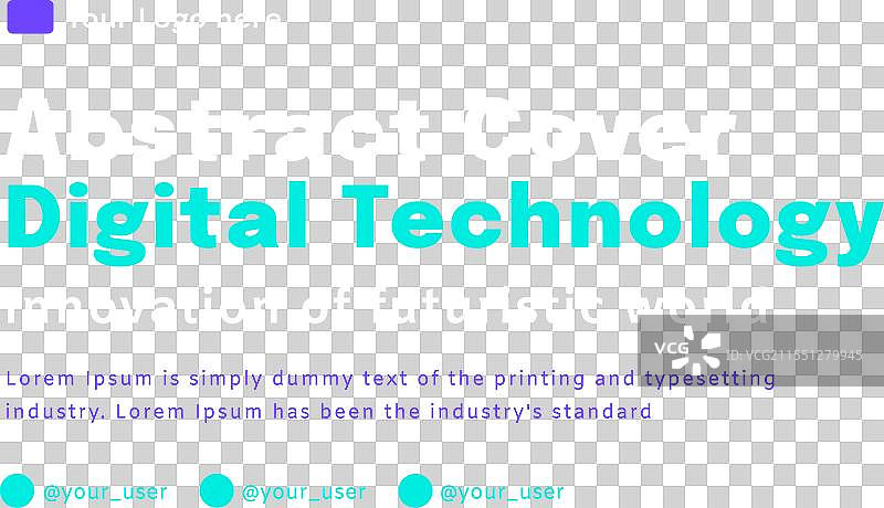 数字技术海报封面 6G 连接 蓝色图片素材