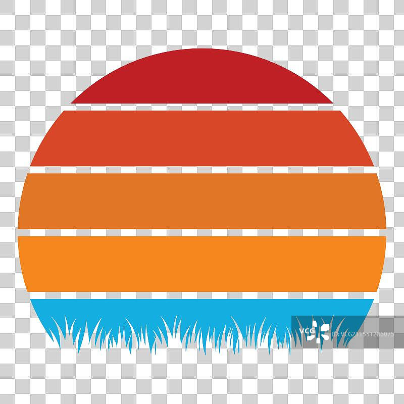 夕阳下行走的大脚怪剪影图片素材