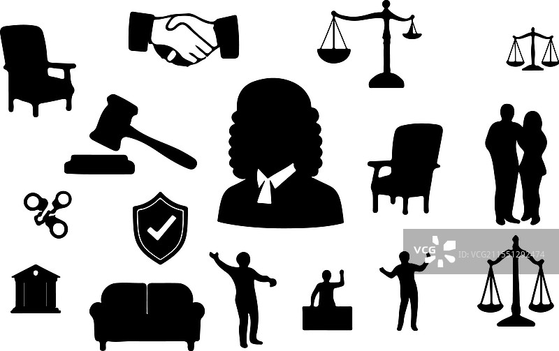正义与法庭图片素材