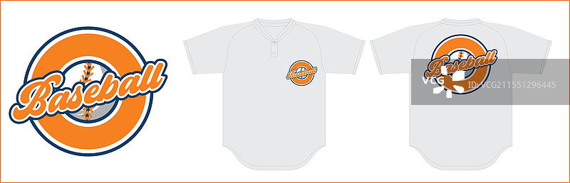 棒球标志与球衣样式展示图片素材