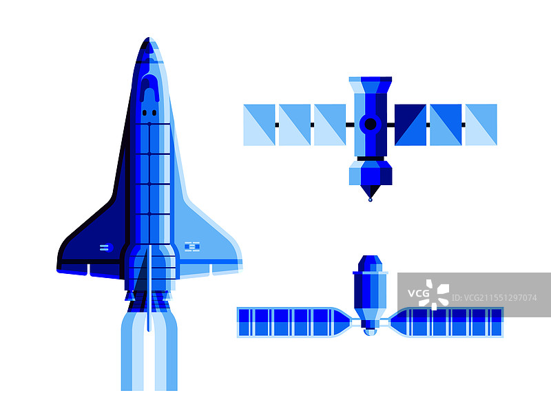 一组旅行者号宇宙飞船图片素材