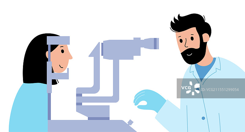 裂隙灯海报图片素材