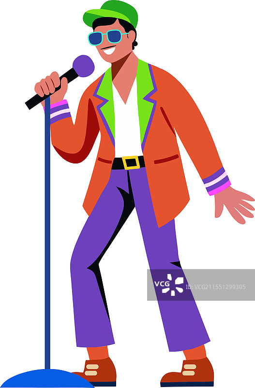 一个平面的吟唱者角色图片素材