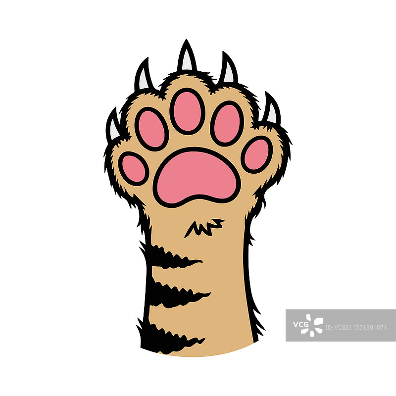 可爱的猫爪艺术图片素材
