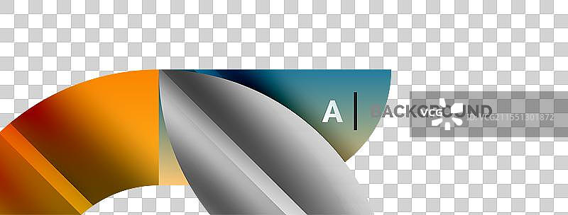 象征创意的抽象几何形状图片素材