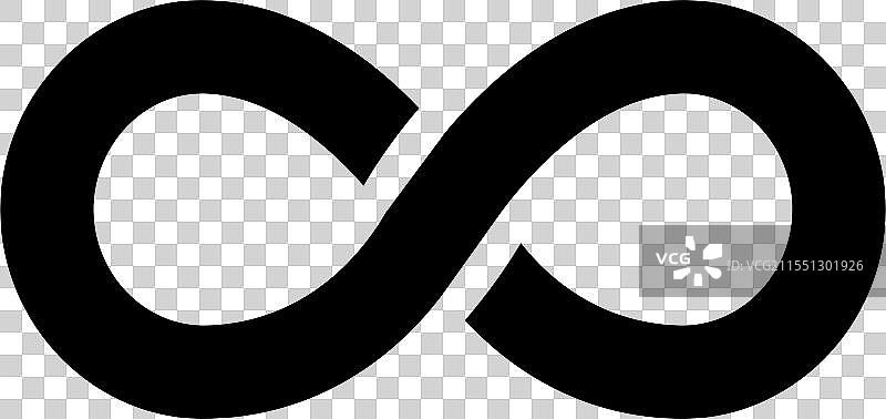 黑色无限符号图片素材