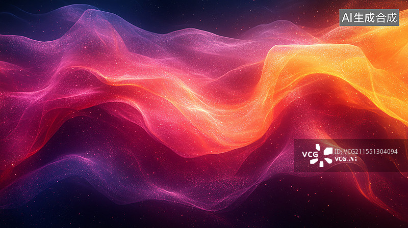【AI数字艺术】丝绒粒子色调图片素材