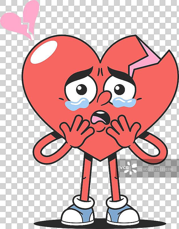 哭泣的心碎感受悲伤图片素材