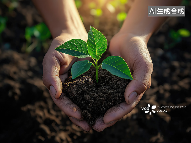 【AI数字艺术】植树节图片素材