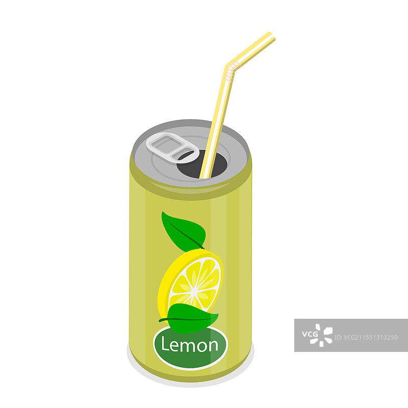 3D等距平面汽水饮料图标集合图片素材