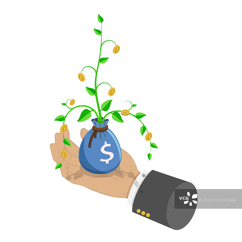 3D等距平面手部图形图片素材