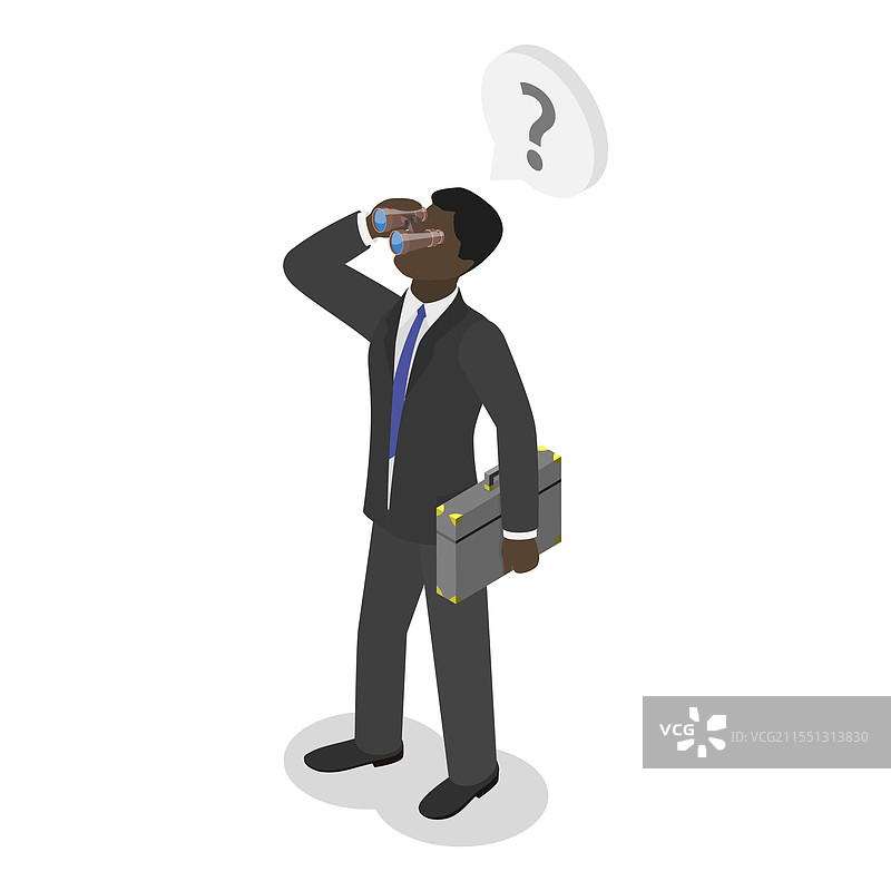 坏的三维等距平面图图片素材