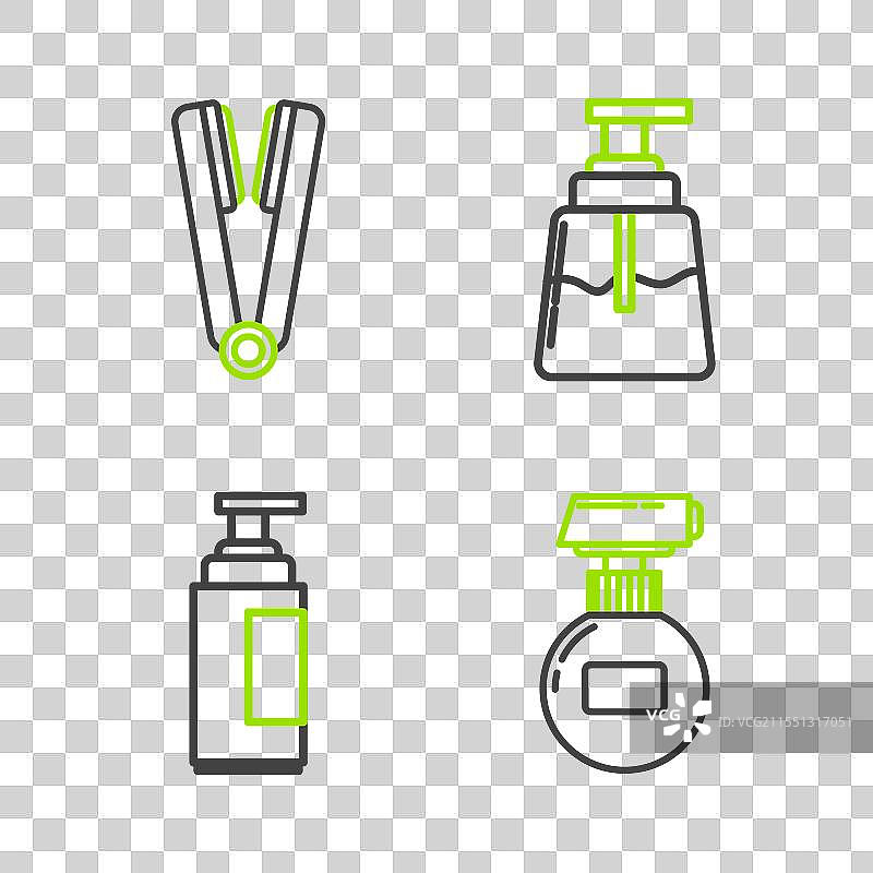 剃须后护肤霜或乳液化妆品管图片素材