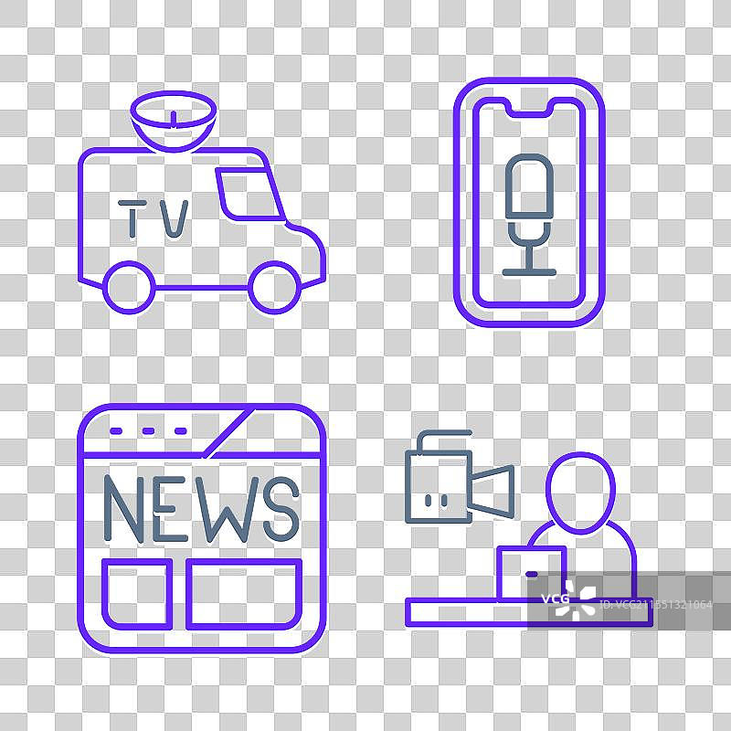 设置新闻快讯移动录制和图片素材