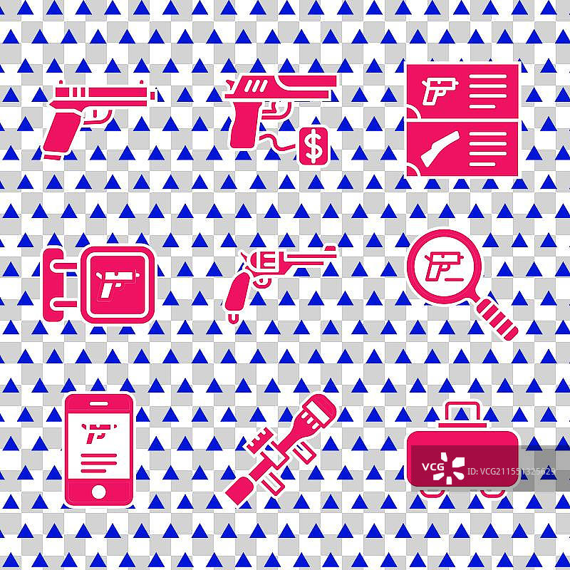 左轮手枪狙击光学瞄准镜武器箱图片素材