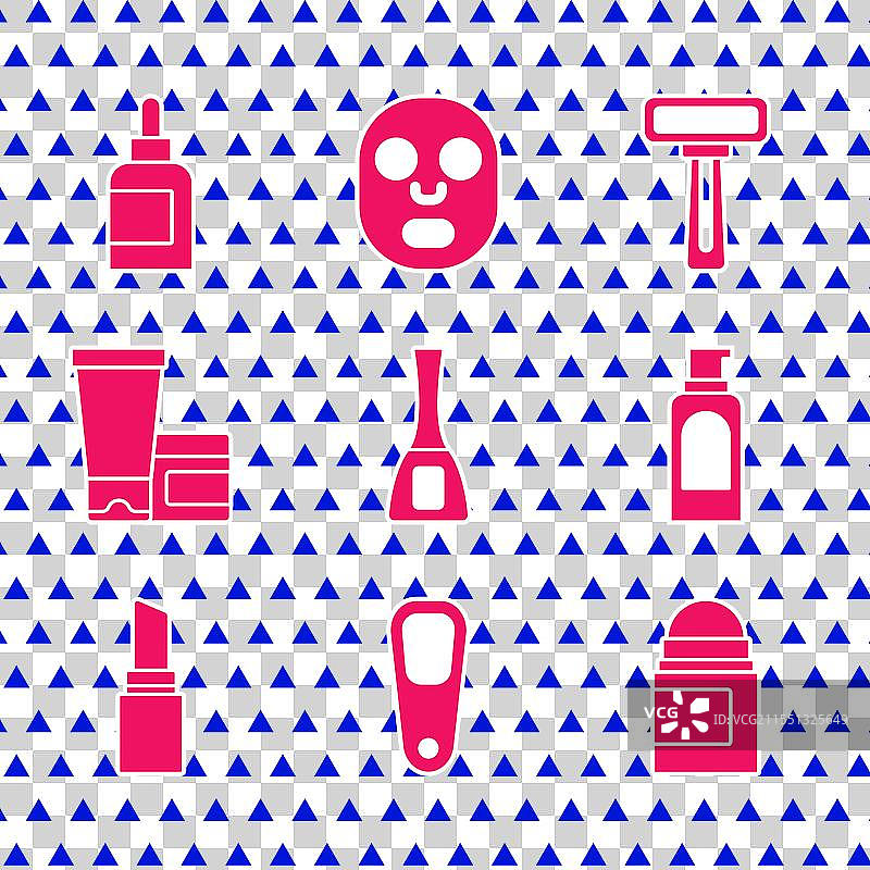 指甲油瓶和足部磨脚石图片素材