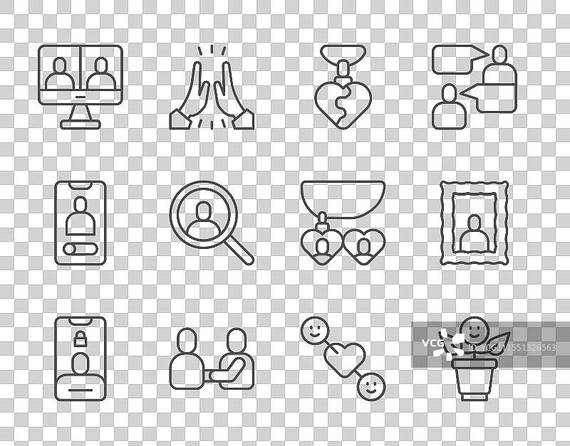 手机项链上的来电铃声设置图片素材