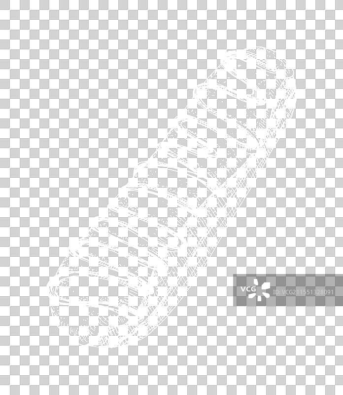 手绘的闪电泡芙图片素材