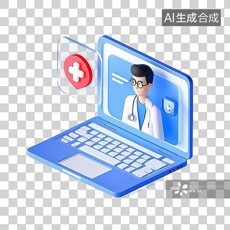 【AI数字艺术】医疗题材元素图片素材